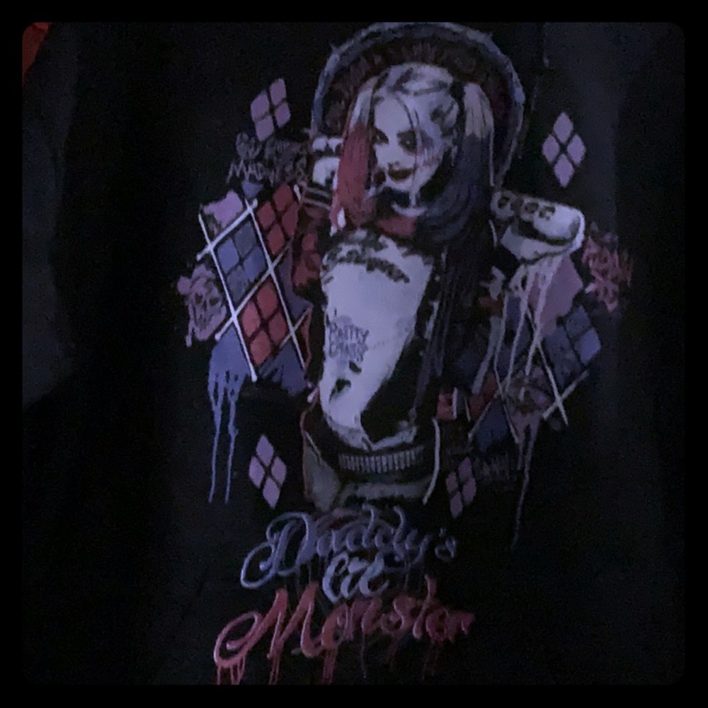 DCs Harley Quinn Daddy’s Little Monster Sweatshirt